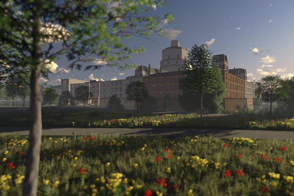 Die Pleißenburg im Jahr 1892, fünf Jahre später wurde sie abgetragen. Auf dem Areal steht heute unter anderem das Neue Rathaus. © Altes Leipzig