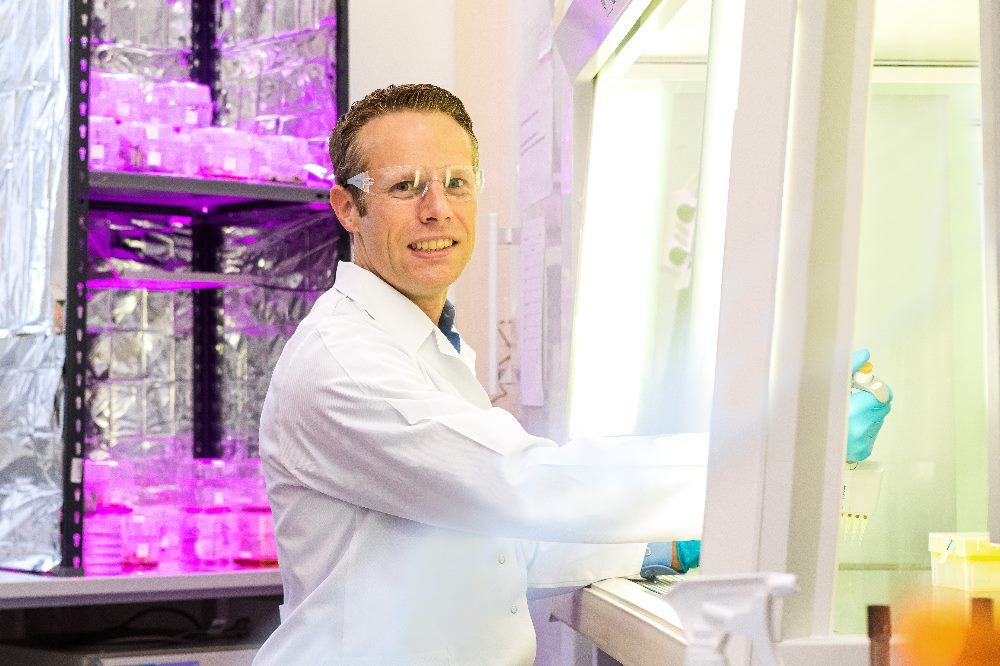 Dr. Torben Schiffner forscht seit Dezember am Institut für Wirkstoffentwicklung der Medizinischen Fakultät. Foto: Swen Reichhold