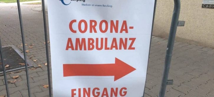 Corona-Ambulanz der Uniklinik Leipzig. Foto: L-IZ