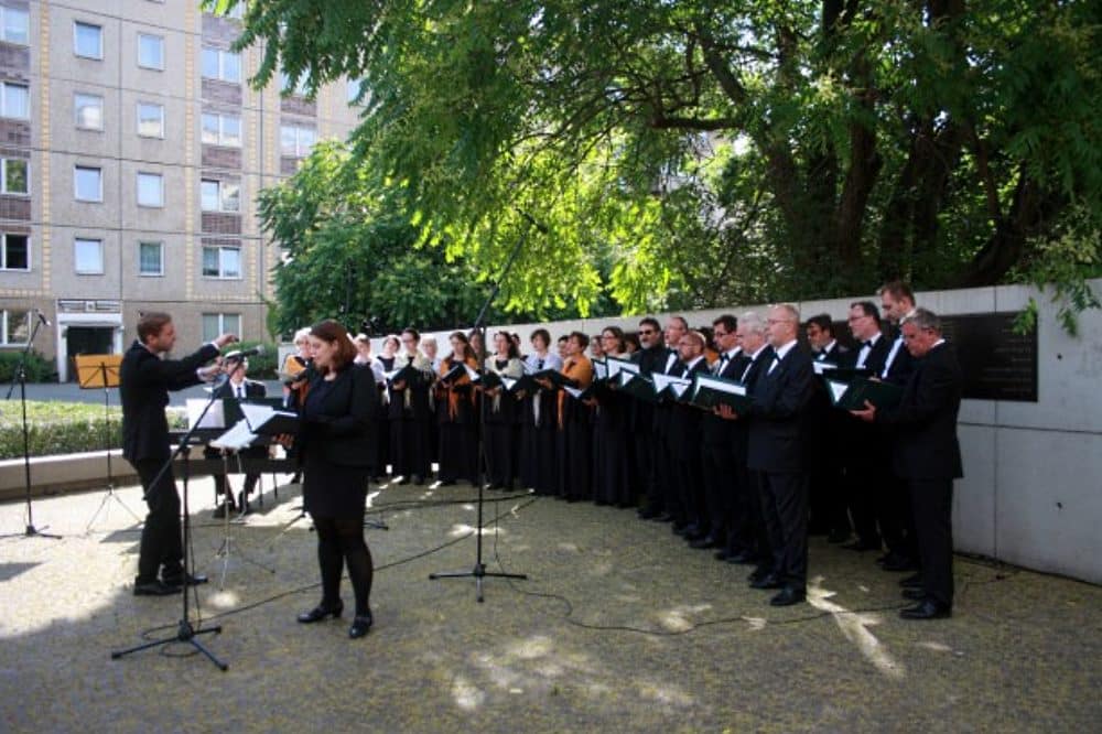 Archivbild: Leipziger Synagogalchor musiziert unter Leitung von Ludwig Böhme. Foto: Alexander Böhm