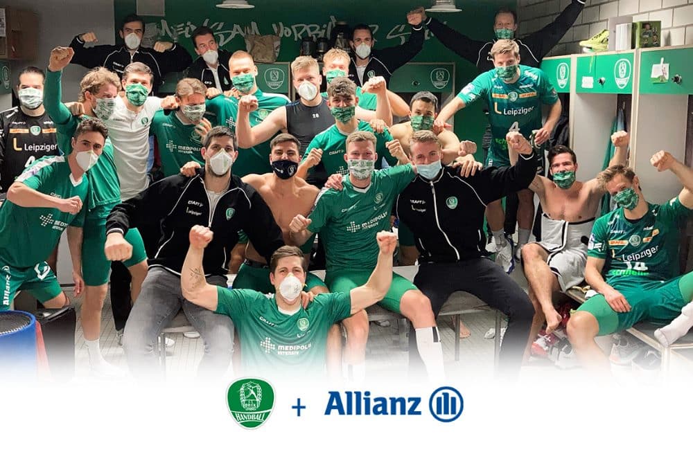 SC DHfK und Allianz sagen Danke. Quelle: SC DHfK