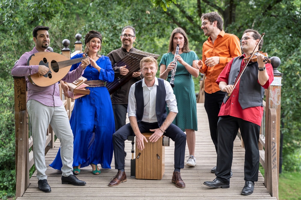 Das Ensemble Klänge der Hoffnung. Foto: Roland Quester