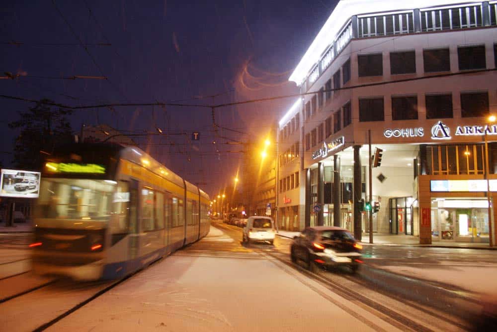 Soll künftig im 10-Minuten-Takt bis Lützschena fahren: Linie 11. Foto: Ralf Julke