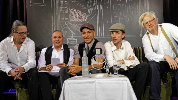Frank Berger, Armin Zarbock, Raschid D. Sidgi, August Geyler, Claudius Bruns. Foto: Armin Zarbock