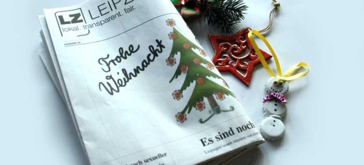 Leipziger Zeitung Nr. 86: Frohe Weihnacht im Coronajahr. Foto: L-IZ