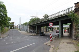 Die Brücke über die Zweinaundorfer Straße. Foto: DB Netz AG