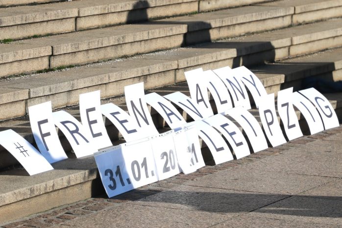 Laut deutscher Medien der gemeinsame Ruf am 31. Januar 2021 in über 100 russischen Städten. Foto: Michael Freitag