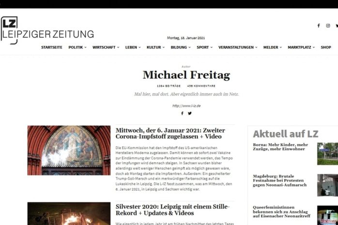 Die neuen Autorinnenseiten auf L-IZ.de. Screen: LZ