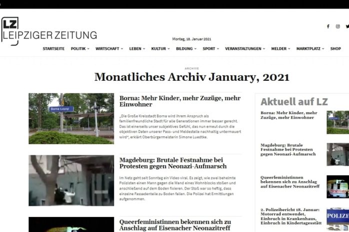 Die L-IZ.de als Monatszeitung lesen? Gern. Screen LZ