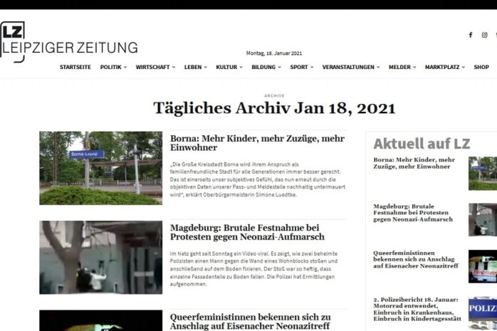 Eine Tagesansicht folgt neben Monats und Wochenseiten auch noch. Screen LZ