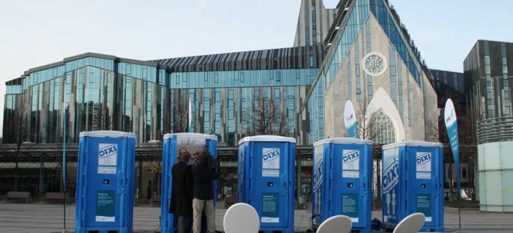 Welttoilettentag der Wasserwerke 2013 auf dem Augustusplatz. Foto: Ralf Julke