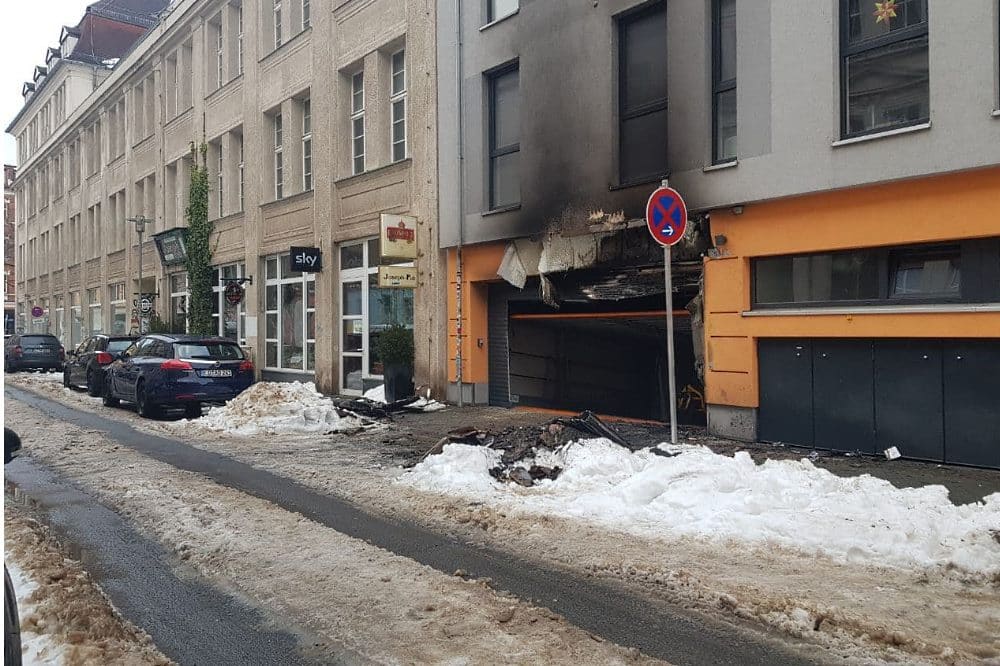 Der Brand in der Josephstraße. Foto: LZ