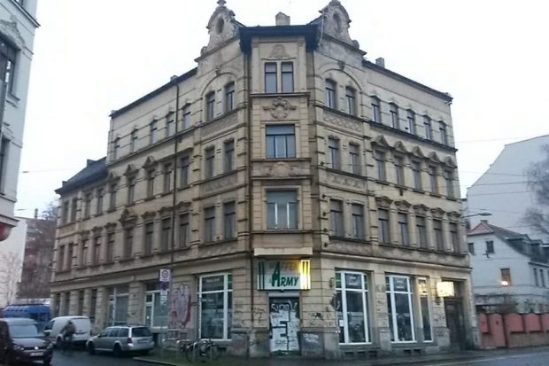 Lützner Straße 35. Laden im EG sonst unbewohnt. Foto: Privat