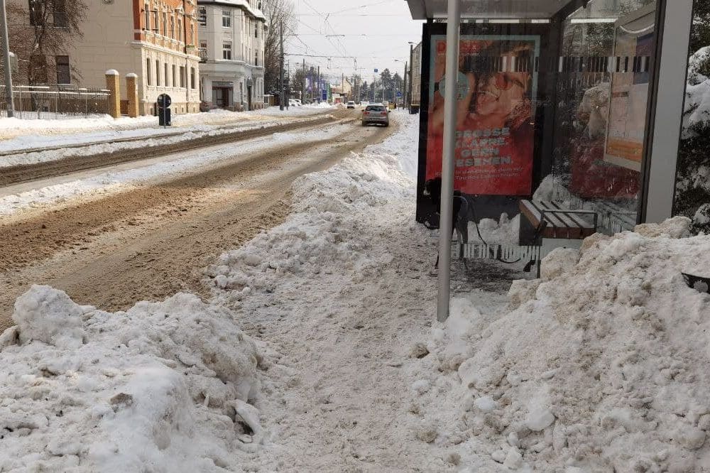 Langsam fährt es sich wieder. Foto: Tilly Domian