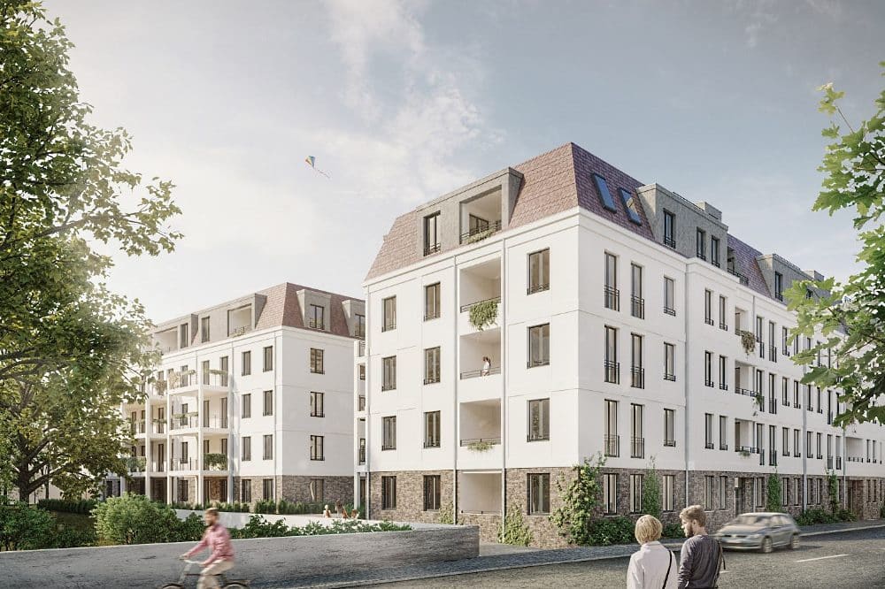 Visualisierung Quartier Becker³ © Architekturbüro Fuchshuber Architekten