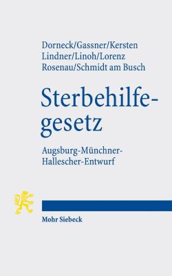 Cover „Sterbehilfegesetz“. Foto: Mohr Siebeck 