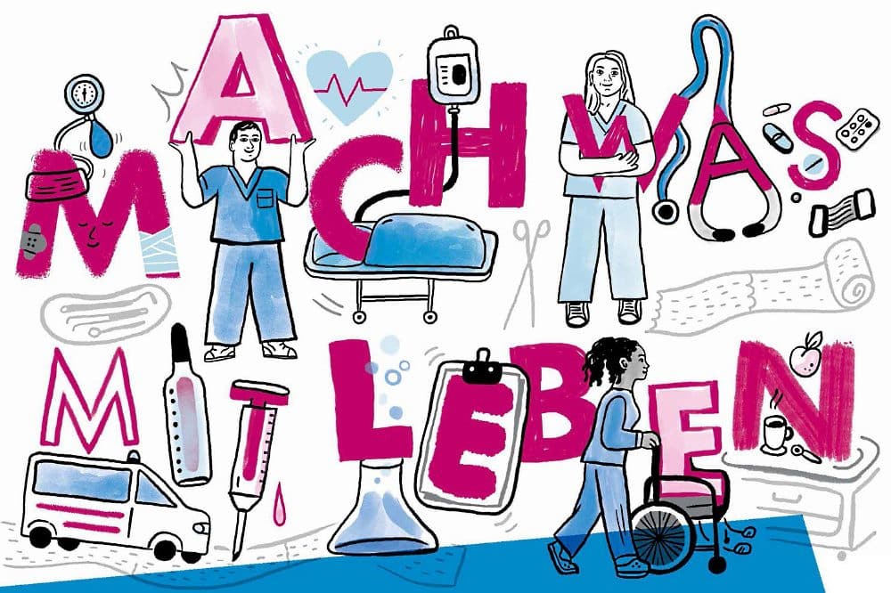 Beim digitalen JobPoint.AZUBI am 20. März stellt die UKL-Berufsfachschule ihre vielfältigen Ausbildungsmöglichkeiten vor. Quelle: UKL