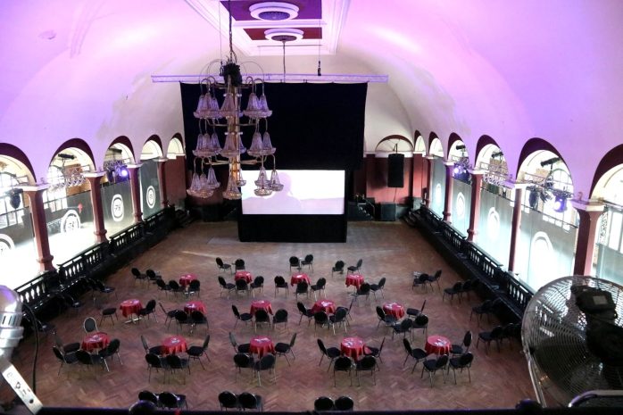 Der große Saal des Hauses vor den Sanierungen. Foto: LZ