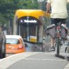 Radfahrer auf der Könneritzstraße. Foto: Lucas Böhme
