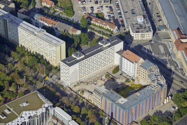 Das Wohnensemble an der Gerberstraße wird saniert. Foto: Bertram Kober/Punctum / LWB 