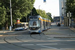 Die Gleiskurve in die Goethestraße wird 2021 saniert. Foto: Ralf Julke
