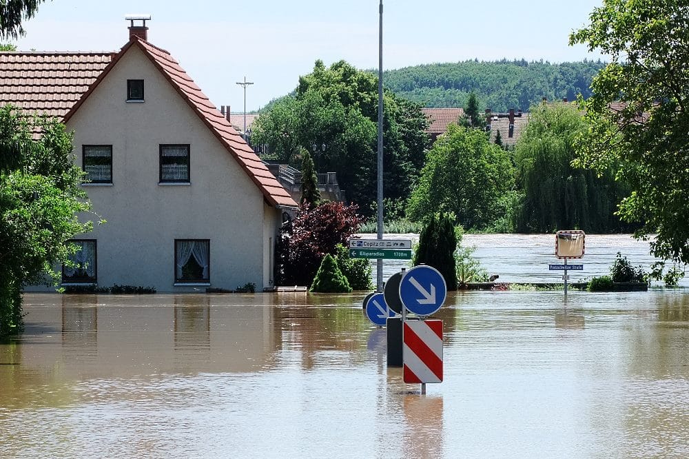 Elbehochwasser in Pirna im Juni 2013 © LfULG/ Katrin Hänsel
