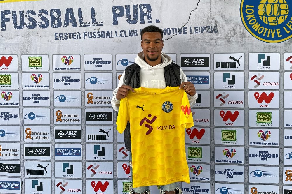 Eric Voufack. Foto: 1. FC Lokomotive Leipzig