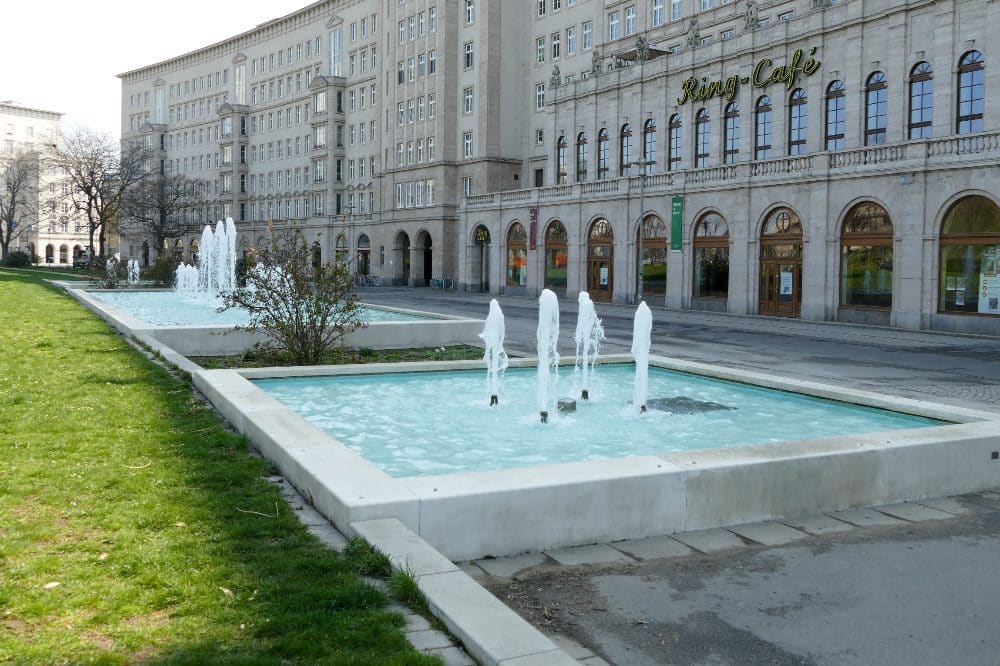 Brunnen am Ringcafé. Quelle: Stadt Leipzig
