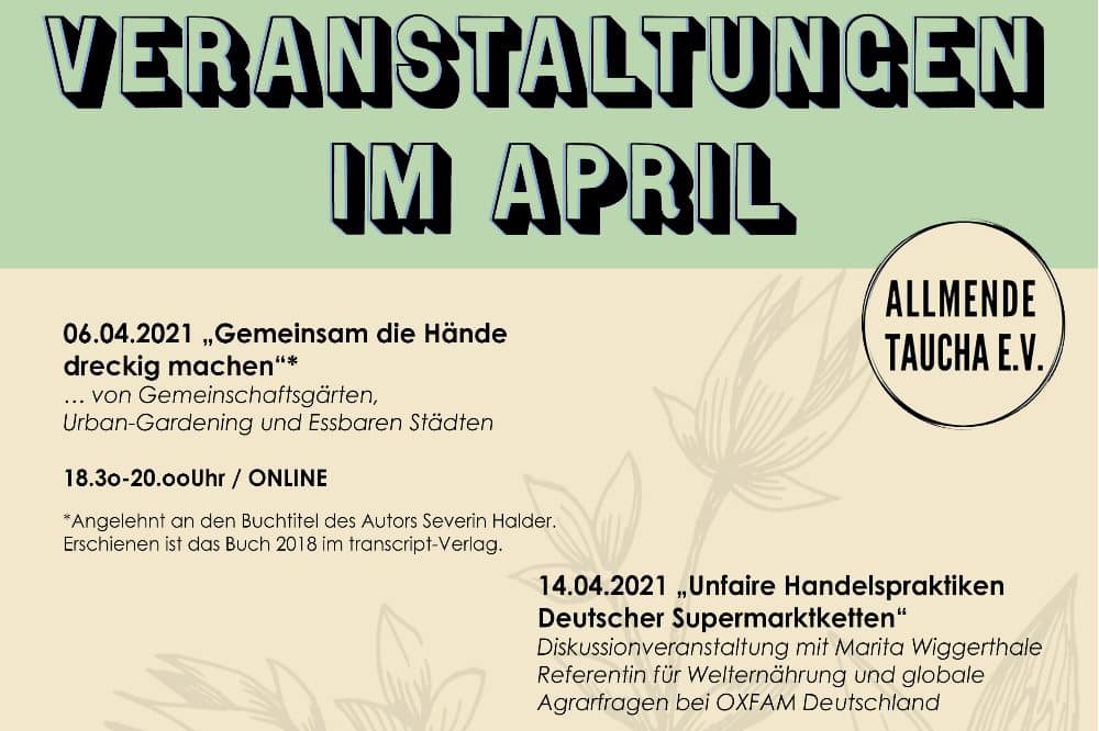 Ausschnitt Flyer. Quelle: Allmende Taucha e.V.