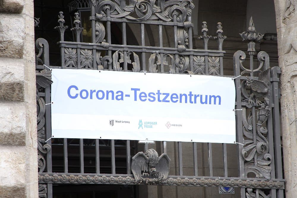 Das Corona-Testzentrum im Neuen Rathaus. Foto: LZ