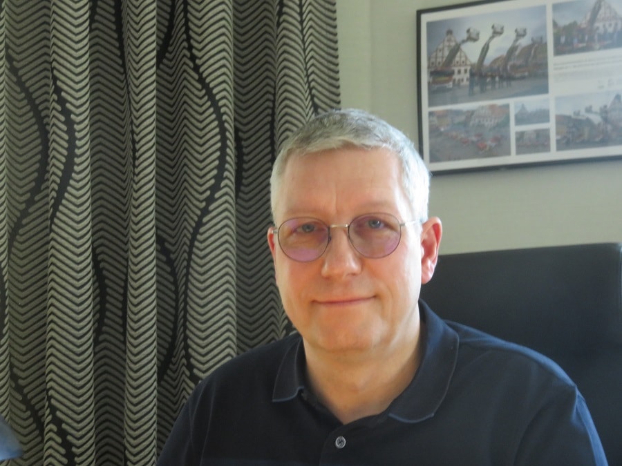 Maik Kunze, Bürgermeister von Groitzsch, Foto: Matthias Weidemann