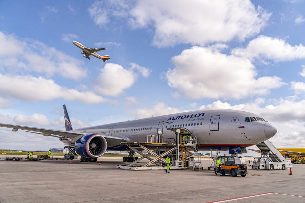 Frachtflugverkehr am Flughafen Leipzig/Halle. Foto: Mitteldeutsche Flughafen AG