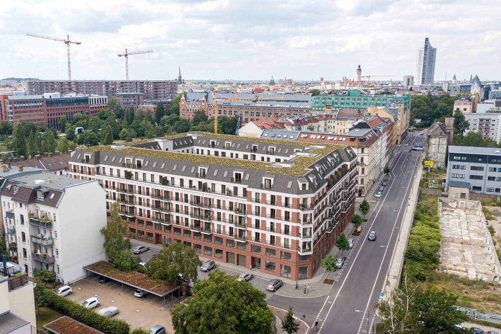 Visualisierung aus der Vogelperspektive. Quelle: QUARTERBACK Immobilien AG