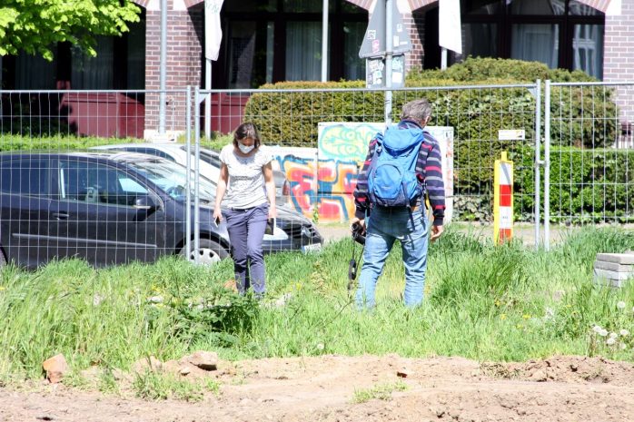 Die Suche nach der Zauneidechse am 11. Mai blieb sie erfolglos. Foto: LZ