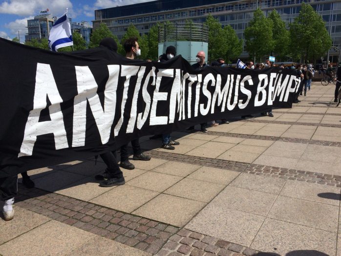 Die Hauptsorge auf der Pro-Israel-Demo: der Antisemitismus. Foto: LZ