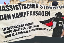 Protest gegen Rassismus. Foto: Leon Eisfelder-Mylius/LZ