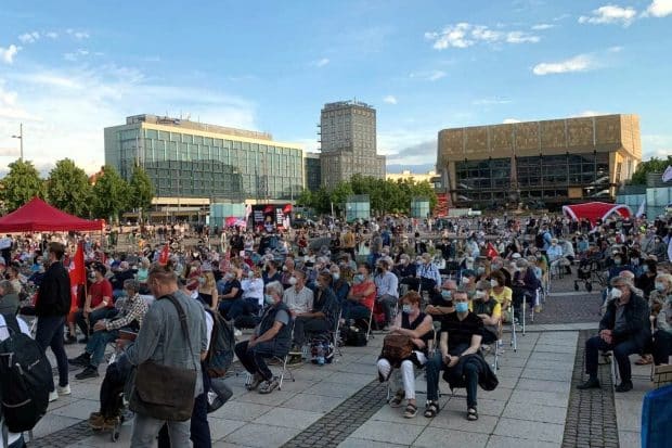 Der Augustusplatz am 22.06.2021. Foto: LZ