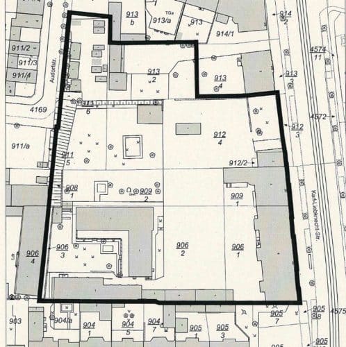 Übersichtsplan für das Gelände des neuen Quartiers. Karte: Stadt Leipzig