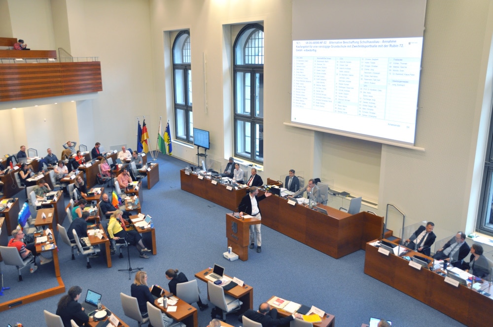 Der Stadtrat tagte heute den zweiten Tag in Folge. Foto: LZ