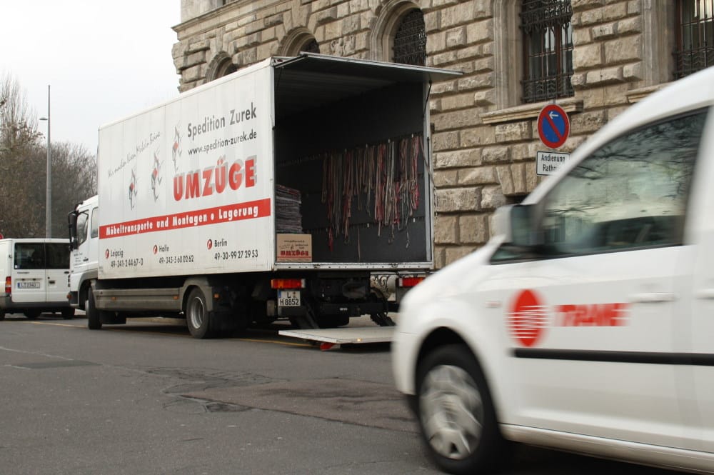 Umzug - hier freilich mal ein amtlicher. Foto: Ralf Julke