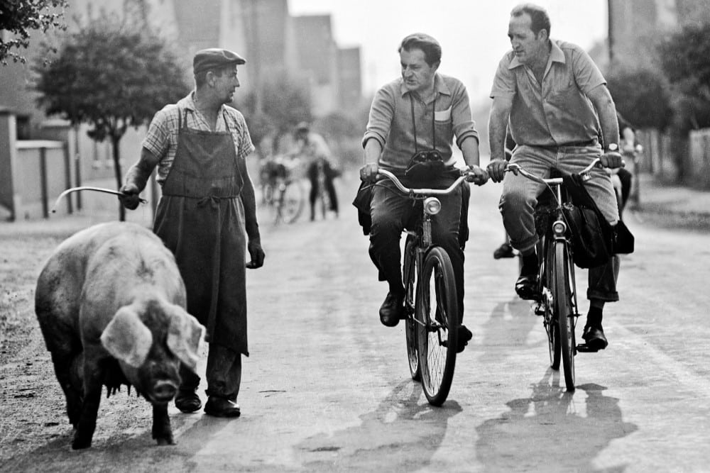 Dorfstraße, Börlln, 1975. Foto: Gerhard Weber