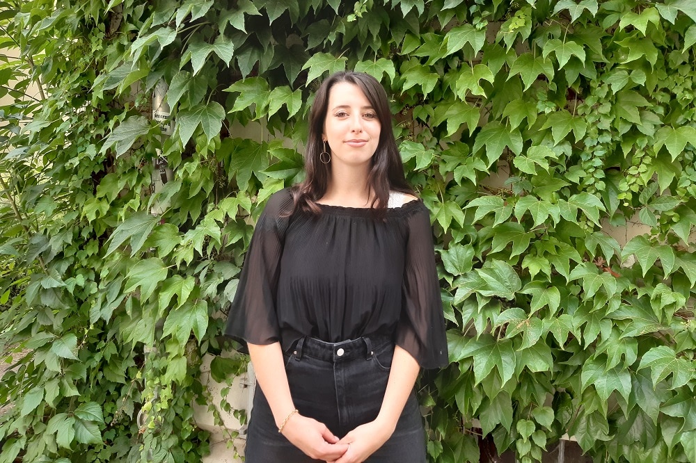 Marie Müser, Direktkandidatin von Bündnis 90/Grüne im Wahlkreis 152 (Leipzig-Nord) bei der Bundestagswahl 2021