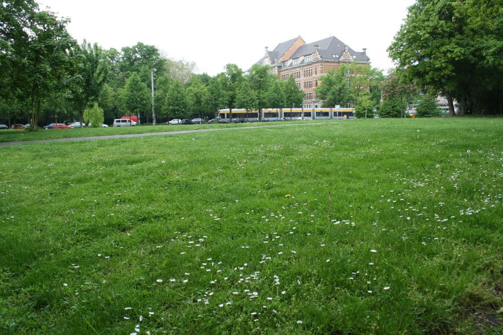 Der Alexis-Schumann-Platz in der Südvorstadt. Foto: Ralf Julke