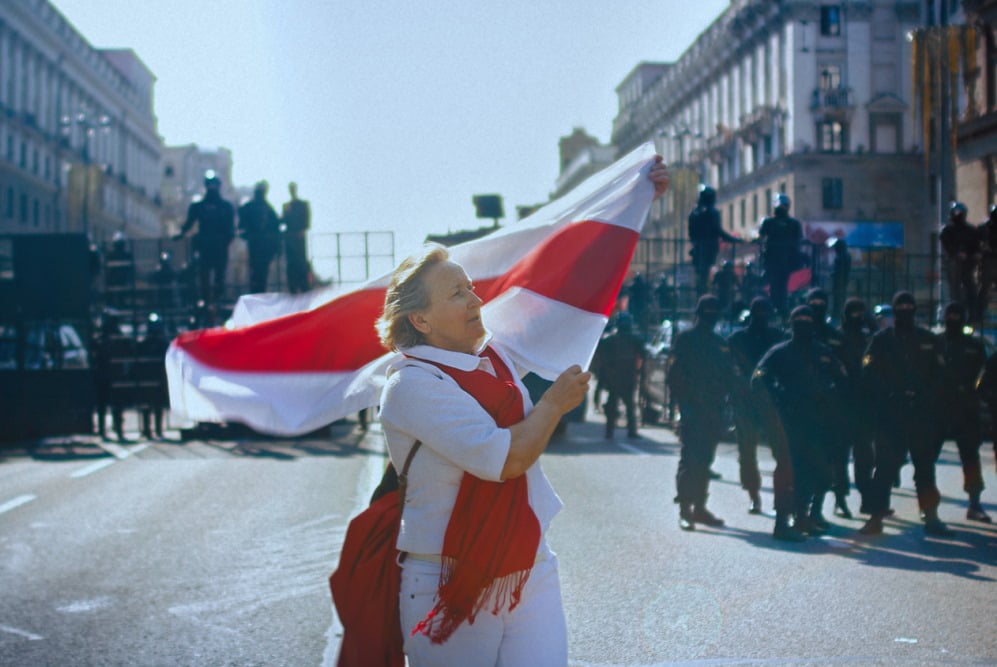 Filmszene aus "Courage". Foto: Aliaksei Paluyan (LPP)