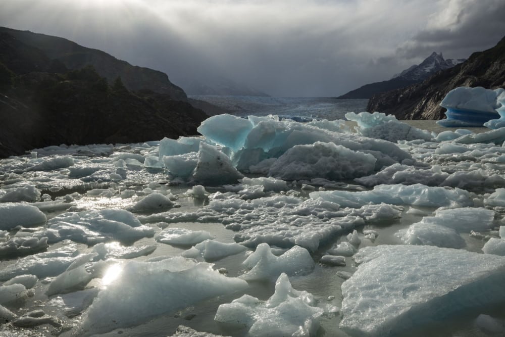 Grey-Glacier in Patagonien, Torres Del Paine. Foto: Daniel Wilmers