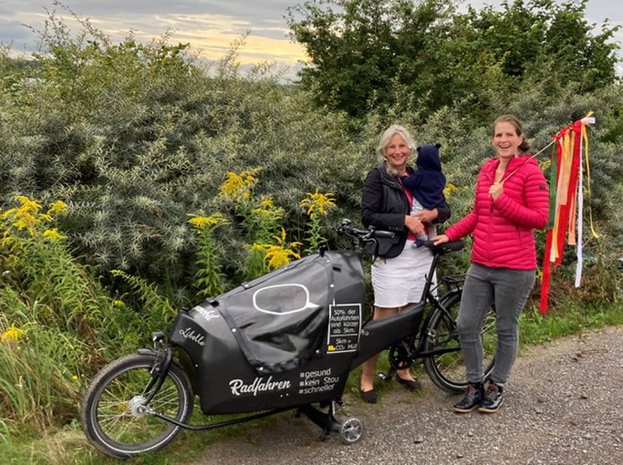 Drei Generationen auf dem Weg nach Berlin. Foto: Omas for Future