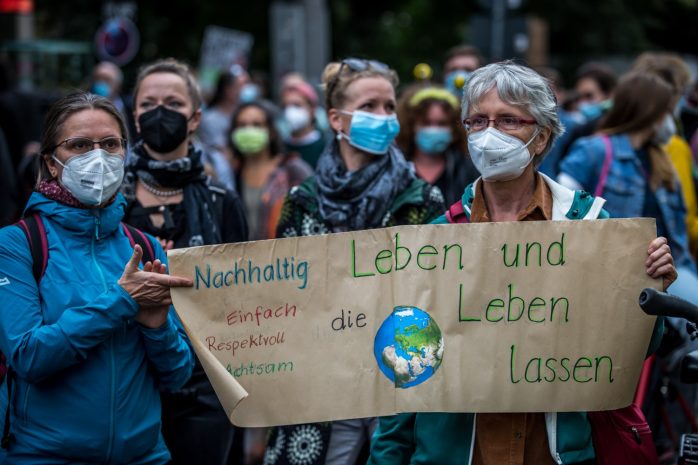 Klimastreik 24.9.2021 Foto: Tilly Domian