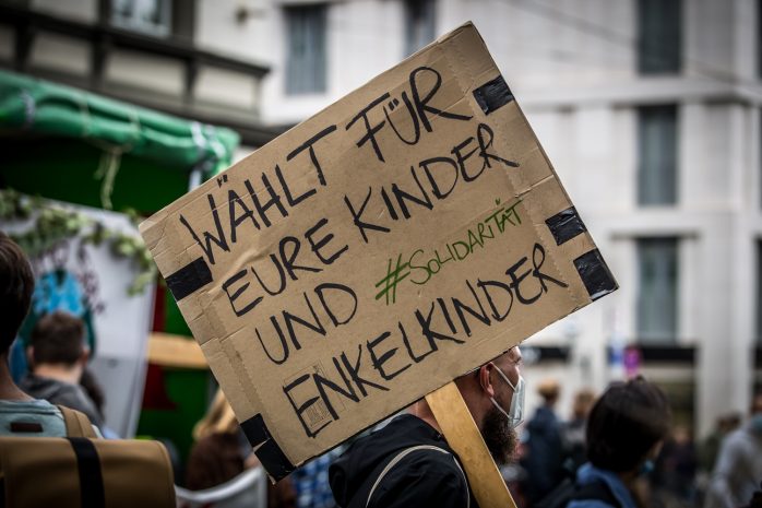 Klimastreik 24.9.2021 Foto: Tilly Domian