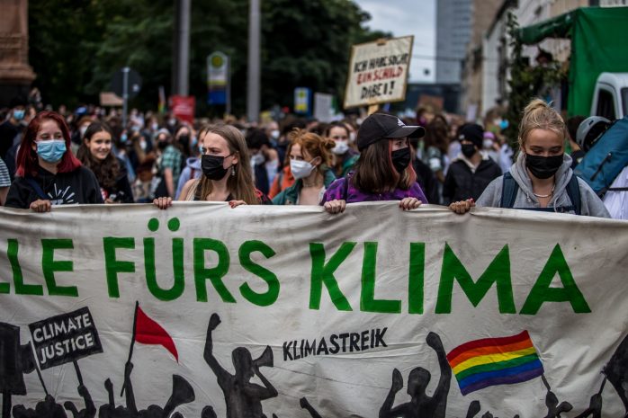 Klimastreik 24.9.2021 Foto: Tilly Domian