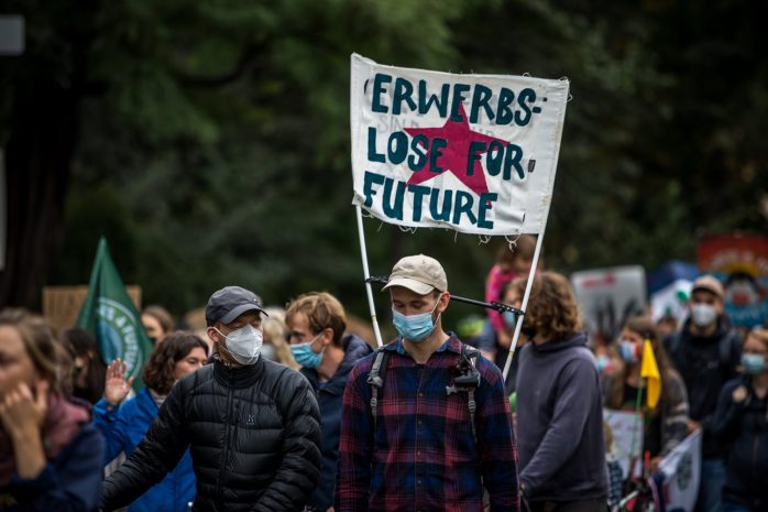 Klimastreik 24.9.2021 Foto: Tilly Domian